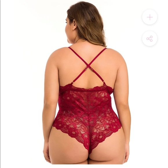Ring the Alarm lace Teddy plus size. NEW - Picture 2 of 3